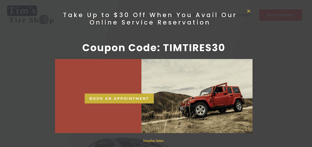 tims pop-ups